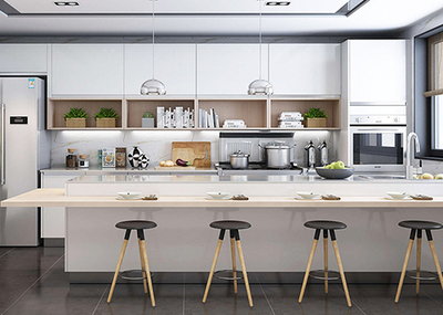 厨柜 | 整体厨房橱柜定制定做现代厨柜开放式门板厨房装修
